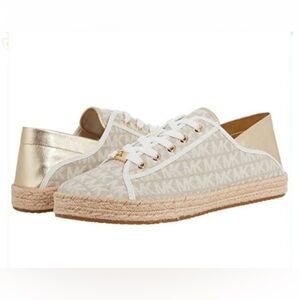 Michael Kors Low-Top Sneakers-espadrilles. Leater. Textile